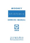 Mooney M20G Statesman 1968 Owner's Manual (part# 68-20G-OM-B)