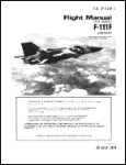 General Dynamics F-111F Flight Manual (part# 1F-111F-1)