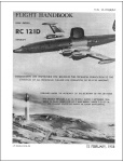Lockheed RC-121D Flight Manual (part# 1C-121(R)D-1)