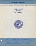 Pratt & Whitney R-2800 Double Wasp CA Overhaul Manual (part# 115635)