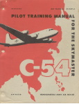 Douglas C-54 Pilot Training Manual (part# AAF 51-129-3)