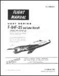 Republic F-84F Flight Manual (part# T.O. 1F-84(25)F-1)