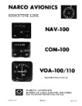 Narco NAV-100, COM-100 & VOA-100-110 Maintenance Manual (part# 3085-600)