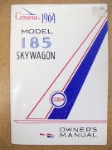 Cessna 185C 1964 Owner's Manual USED ORIGINAL (part# D211-13)