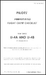 Aero Commander U-4A, U-4B Pilot's Flight Crew Checklist (part# TO 1U-4A-1CL-1)