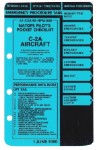 Grumman C-2A (Reprocured) NATOPS Pilot's Pocket Checklist (part# A1-C2AHA-NFM-500)