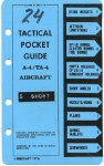 McDonnell Douglas A-4, TA-4 Tactical Pocket Guide (part# NAVAIR 01-40AV-1TB)