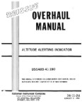 Kollsman Altitude Alerting Indicator  Overhaul Manual 1973 (part# 34-11-24)