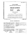 Aerosonic Corporation A-80-AAU-7/A Pressure Altimeter Parts Catalog (part# 5F3-3-8-4)