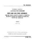 Boeing Company Nose Gear Oleo Strut Assembly Parts Catalog (part# 4S2-25-4)