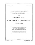 Delco Remy PC-1 Pressure Control 1945 Instructions With Parts Catalog (part# TO-#-03-10HA-1)