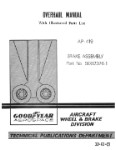 Goodyear AP-419 Main Wheel Assembly Overhaul Manual With Illustrated Parts List (part# 32-43-27)