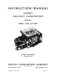 Holley Carburetor Company 1375F, 1685F Aircraft Carburetors Instructions 1941 (part# HO1375F,1685F-IN-C)