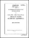 US Government AN/APN-1 & AN/APN-1A 1943 Handbook of Operating Instructions (part# 16-30APN1-6)