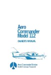 Aero Commander 112 Commander Owner's Manual (part# AC112-O-C)