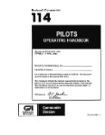 Aero Commander 114 1976-78 Pilot's Operating Handbook (part# M114001-1)