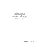 Alon Aircoupe Alon A2 Aircoupe Maintenance Manual (part# ALA2-M)