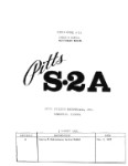 Aviat Aircraft Inc Pitts Model S-2A 1972 Owner's & Maintenance Manual (part# ATS2A-72-OM-C)