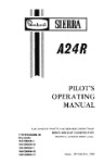 Beech A-24R Sierra POH Pilot's Operating Handbook (part# 169-59006-19)