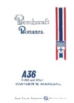 Beech A-36 Owner's Manual (part# 36-590002-5)