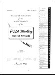 North American P-51A Maintenance Manual (part# NA-5629)