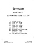 Beech 35-G35 Bonanza 1987 Parts Catalog (part# 35-590028B4)