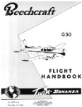 Beech G-50 Twin Bonanza Flight Handbook (part# 50-590116-3)