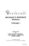 Beech Mechanic's Reference Manual Mechanic's Reference Manual (part# 98-31572)