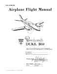 Beech B-60 Duke Pilot's Operating Handbook (part# 60-590000-9)