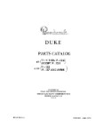 Beech 60, A60 Duke Parts Catalog (part# 60-590001-1C)