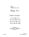 Beech 90, A, B, C90 King Air Parts Catalog (part# 65-590016-3)