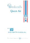 Beech Queen Air 65 Series Owner's Manual (part# 65-001021-23)