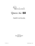 Beech Queen Air 88 Series Parts Catalog (part# 65-590015-3B)