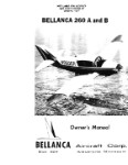 Bellanca 260 A & B Owner's Manual (part# BL260A,B-O)