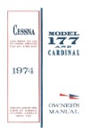 Cessna 177B 1974 Owner's Manual (part# D1018-13)