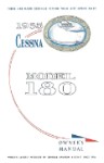 Cessna 180H 1965 Owner's Manual (part# D264-13)