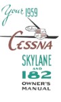 Cessna 182B Skylane 1959 Owner's Manual (part# P171-13)