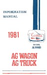 Cessna A188B 1981 Pilot's Information Manual (part# D1201-13)
