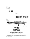 Cessna 310R, Turbo 310R 1975 Parts Manual (part# P526C1-12)