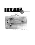 Fleet Model 14 Drawings & Aircraft Specifications (part# FEMOD14-SP-C)