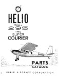 Helio Aircraft Corporation 295 Stol Super Courier 1966 Parts Catalog (part# HE295-66-P-C)