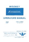 Mooney M20F Executive 1975-76 Operator's Manual (part# 1219)