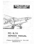 Pilatus PC-6-A Maintenance Manual (part# PLPC6A-M-C)