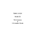 Learjet  25 1968 Performance & Information Guide (part# LE25-68-PERM-C)