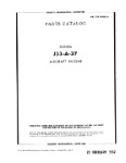 Allison J33-A-37 Parts Catalog 1952 (part# 02B-105BG-4)