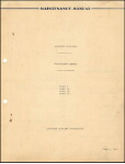 Luscombe Model 8, 8A, 8B, 8C Maintenance And Parts Manual