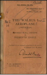 Walrus I/II Maintenance Manual (part# AP 1515A/B)