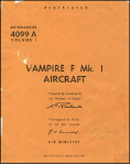 Vampire F Mk. 1 Maintenance Manual (part# AP 4099A)