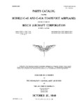 Beech C-45 & C-45A Parts List (part# 01-90CB-4)