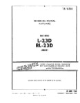 Beech L-23D, RL-23D Series Maintenance Manual (part# 1L-23D-2)
